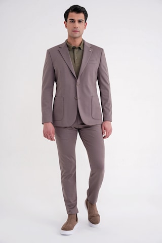Efor Comfort Fit Mono Yaka Torba Cep Esnek Yünlü Füme Spor Takım Elbise Tk 931 Füme