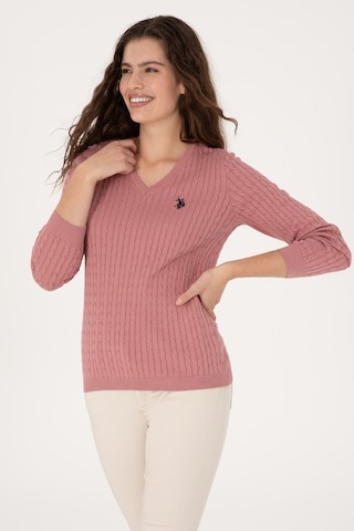 U.s. Polo Assn. Kadın Orkide Kazak /triko 50313625-vr221 Orkide