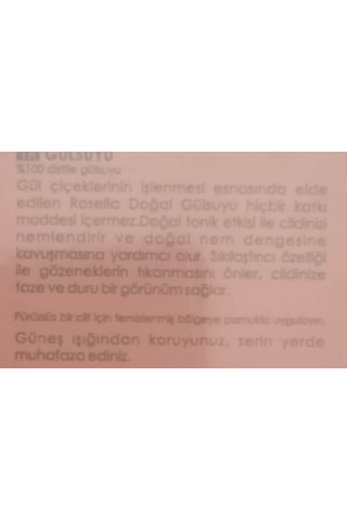 Rosella Gül Suyu 160 ML
