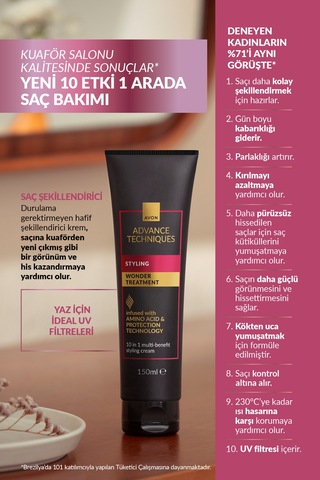 Advance Tecniques 10 U 1 Arada Çok Amaçlı Şekillendirici Bakım Kremi 150 Ml.