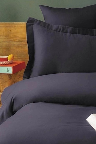 Simply Antrasit 210 Tc 83 Tel Pamuk Saten Çift Kişilik Nevresim Takımı Antrasit