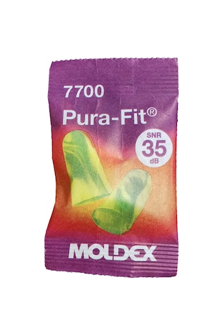 Pura Fit 7700 Moldex 7700 Pura-fit Yumuşak Köpük-kulak Tıkacı, Snr: 36 Db 10 Pairs 7700