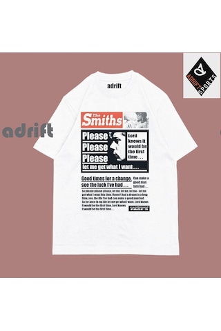 Startmore Unisex The Smiths Unisex Oversize Kalıp Beyaz Startmore Unisex The Smiths Unisex Oversize Kalıp Beyaz