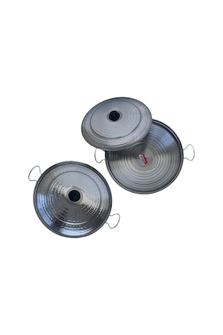 Yemek Pişirme Tavası Kapaklı 40 Cm'lik-81 Çelik