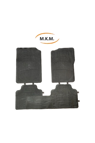 MKM Oto Paspas Düz 3D 4 Parça Üniversal Tüm Araçlara Uyumlu