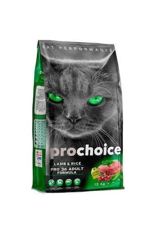 Prochoice Pro 36 Kuzu Etli Yetişkin Kedi Maması 15 KG Prochoice Pro 36 Kuzu Etli Yetişkin Kedi Maması 15 KG