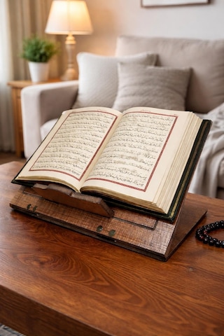 Masaüstü Ahşap Rahle Katlanabilir Rahle Tabletlik Masa Üstü Rahle Kitap Okuma Standı Ahşap Sayfa Tutucu Aparatlı