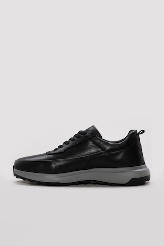 Fast Step Hakiki Deri Erkek Casual Ayakkabı 943ma171-1 Siyah