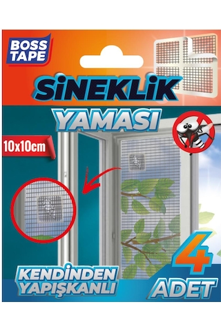 Boss Tape Sineklik Yaması Tamir Bandı 10X10 CM