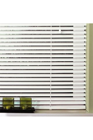 Pvc Jaluzi 25 Mm 140X160 Cm Ölçülerinde Beyaz