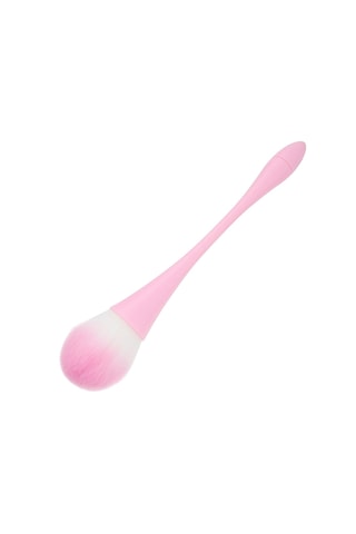 Sones Tek Küçük Bel Makyaj Fırçası Tırnak Pudrası Toz Allık Gevşek Pudra Fırçası, Özellikler: Pembe Çubuk Pembe Saç