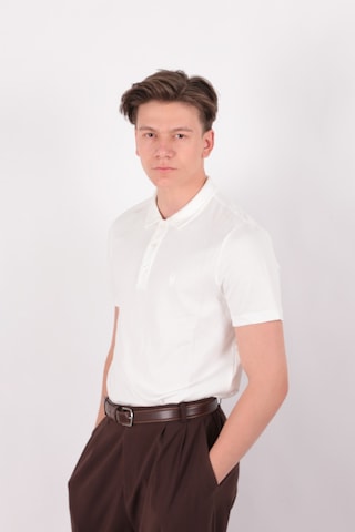 Fıve Pocket Five Pocket Fp24b2022 Erkek Pike Modal Polo Yaka T-shırt Beyaz