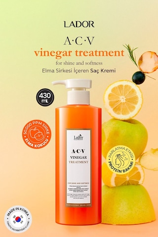 Lador Saç Derisini Canlandıran ve Parlaklaştıran Sirke Özlü Saç Kremi LADOR ACV Vinegar Treatment 430ML