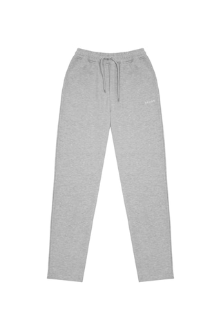 Beord Gri %100 Pamuk Cepli Eşofman Altı Sweatpant