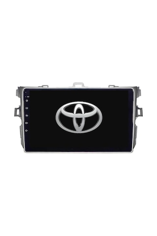 Toyota Corolla Izgarasız Çerçeve Android Multimedya Sistemi 4-64 Cadence R18 2007-2013 Ön Kayıt Kamera Hediyeli 9"