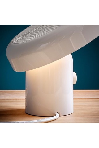 Ikea Blomprakt Bluetooth Hoparlörlü Lamba, Bej, 22 Cm