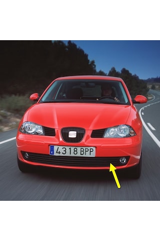 Seat İbiza 2003-2009 Ön Tampon Sol Sis Farı Izgarası 6L0853665L