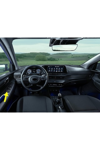 Hyundai İ20 2020-2023 Sol Ön Kapı Dörtlü Cam Düğme Takımı