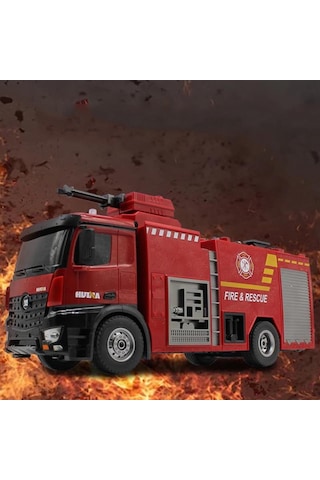 Huına1562 1/14 22ch Rcmodel Araba Yangın Söndürme İtfaiye Kamyonu