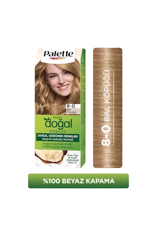 Palette Kalıcı Doğal Renkler 8 - 0 Bal Köpüğü X 2 Adet