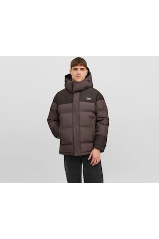 Jack & Jones Jack Jones Jortwice Erkek Günlük Mont 12238881-Chocolate-Brown Kahverengi