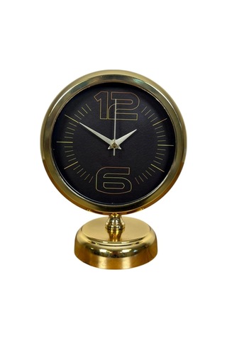 Elite Black Gold 25 X 20 Cm Metal Masa Saati Çok Renkli