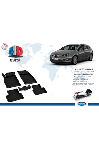 Opel Astra J 4D Paspas Siyah 2009 Ve Üzeri 491141534
