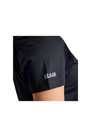 Slam Slam Ws Tech Pique Kadın Siyah Tişört W02 Siyah