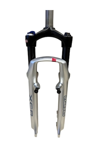 Sr Suntour Xcr 26" Jant Kilitlenebilir Bisiklet Maşası 1-1/8 Qr Amortisörlü Maşa V-fren Disk Fren Gri