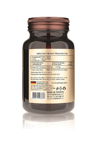 Validus Oregano Oil 30 Softgel