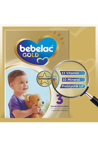Bebelac Gold 3 Devam Sütü 800 G x 3 Adet