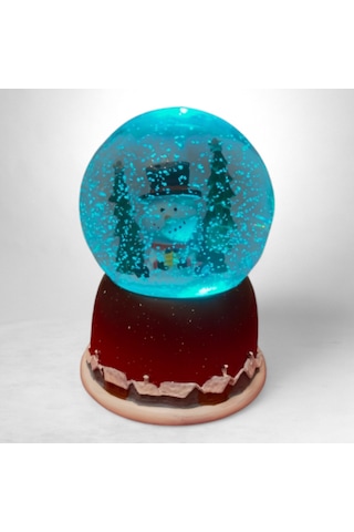 Işıklı Müzikli Büyük Yılbaşı Kardan Adam Kar Küresi-cengizhan Unaler