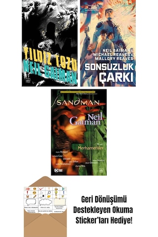Yıldız Tozu + Sonsuzluk Çarkı Ara Dünya 3 Ciltli + Sandman 9 Merhametliler