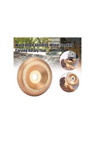 Singree 2 Adet 100mm Ahşap Şekillendirme Ve Taşlama Diski - 22mm Göbek Delikli - Açılı Taşlama Makineleri İçin