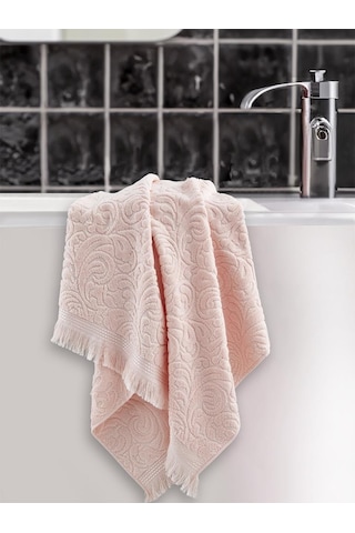 Cotton Esra Büyük Boy Banyo Havlusu 90x150 Somon