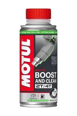 Motul Boost And Clean Moto Oktan Artirici Ve Yakit Temi̇zleyi̇ci̇ 200 ML