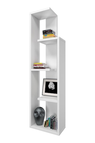 Beyaz Zile Kitaplık Nocolor-bd5056c2