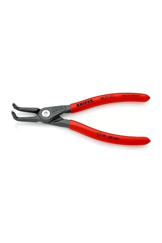 Knıpex Ağır Hizmet Eğri Uçlu İç Segman Pensesi 165 Mm 4821j21