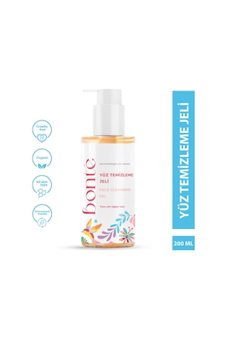 Bonte Yüz Temizleme Jeli 200 ML