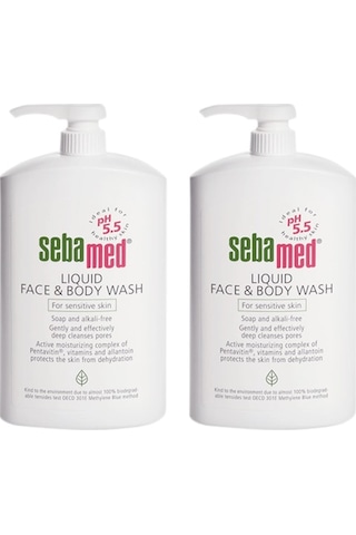 Sebamed Likit Yüz  ve Vücut Temizleyici 2 x 1 L