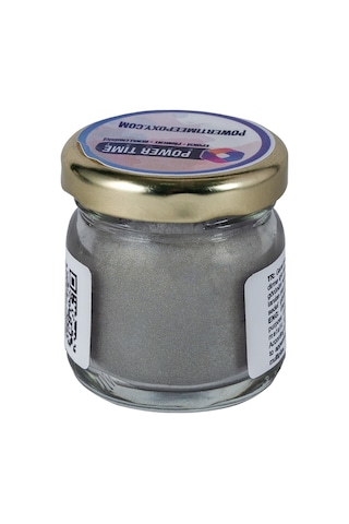 Sedefli Metalik Toz Pigment Boya / Gri Gümüş / Epoksi Için