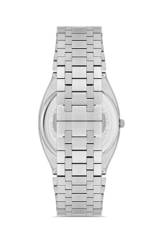 Ferro Fm43004a-a4 Quartz Çelik Gri Sarı Kadran 39 Mm Erkek Kol Saati Gri