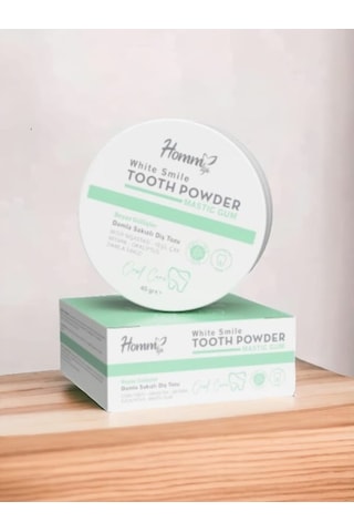 Homm Life Damla Sakızlı Diş Tozu 45 G Homm Life Damla Sakızlı Diş Tozu 45 G
