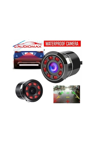 Audiomax Geri Görüş Kamerası Ir Ledli Gece Görüş Park Çizgi