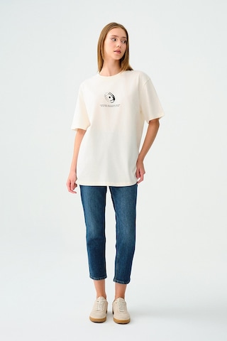 Loft Mom Stella Kadın Pantolon Mavi