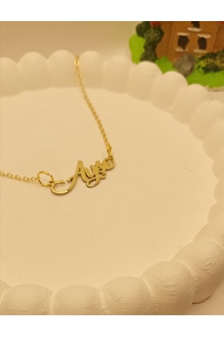Hifa Diamond İsimli Kolye  9097132 Antik Gümüş