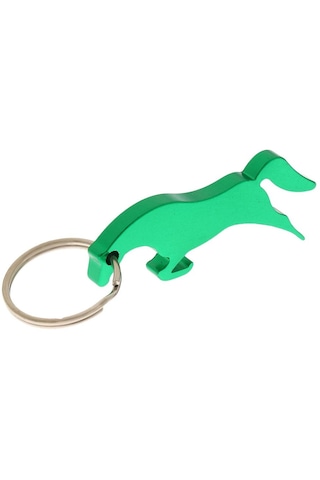 Homyl Alüminyum At Basit Şişe Açacağı Anahtarlık Yeşil Yeşil