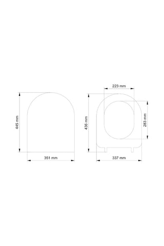 Gala Slim Model Yavaş Kapanan Amortisörlü Klozet Kapağı Ultra İnce Tasarım