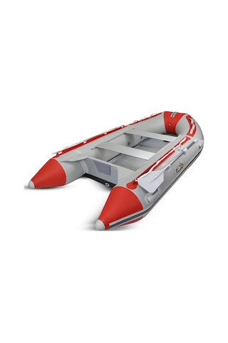 Fishika 370cm Kırmızı Alüminyum Taban Omurgalı Şişme Bot