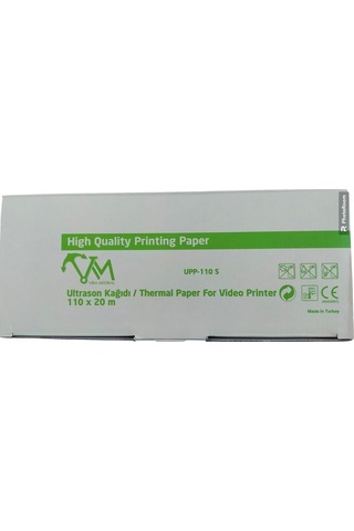 Vira Upp 110 S Ultrason Kağıdı + Termal Paper For Video Printer 110 x 20 M 10 Adet